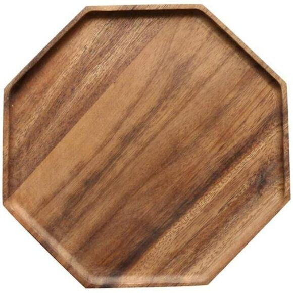 Acacia Wood Charcuterie Board Set Serving Trays Cheese Fruit Veggie Platter - Picture 6 of 8
